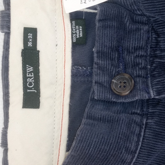 J. Crew Corduroy Embroidered Rooster Regular Fit Pants 100% Cotton - Picture 3 of 10